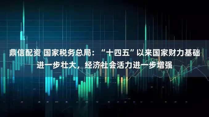 鼎信配资 国家税务总局:“十四五”以来国家财力基础进一步壮大,经济社会活力进一步增强